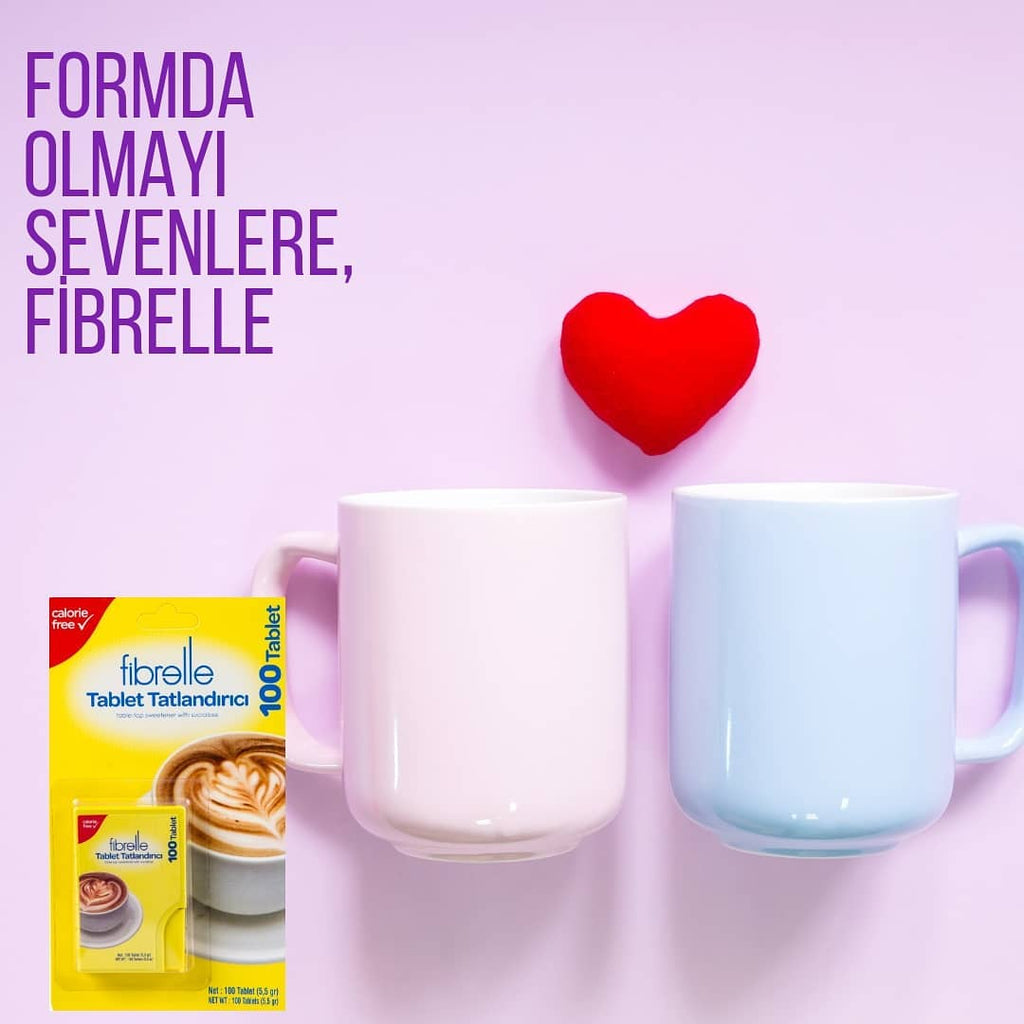 Fibrelle Cep Boy Tablet Tatlandırıcı (100' lü)