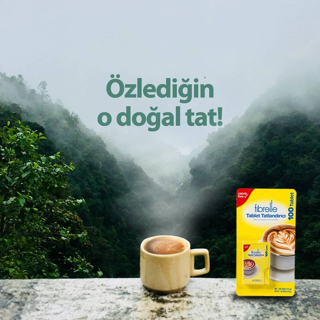 Fibrelle Cep Boy Tablet Tatlandırıcı (100' lü)
