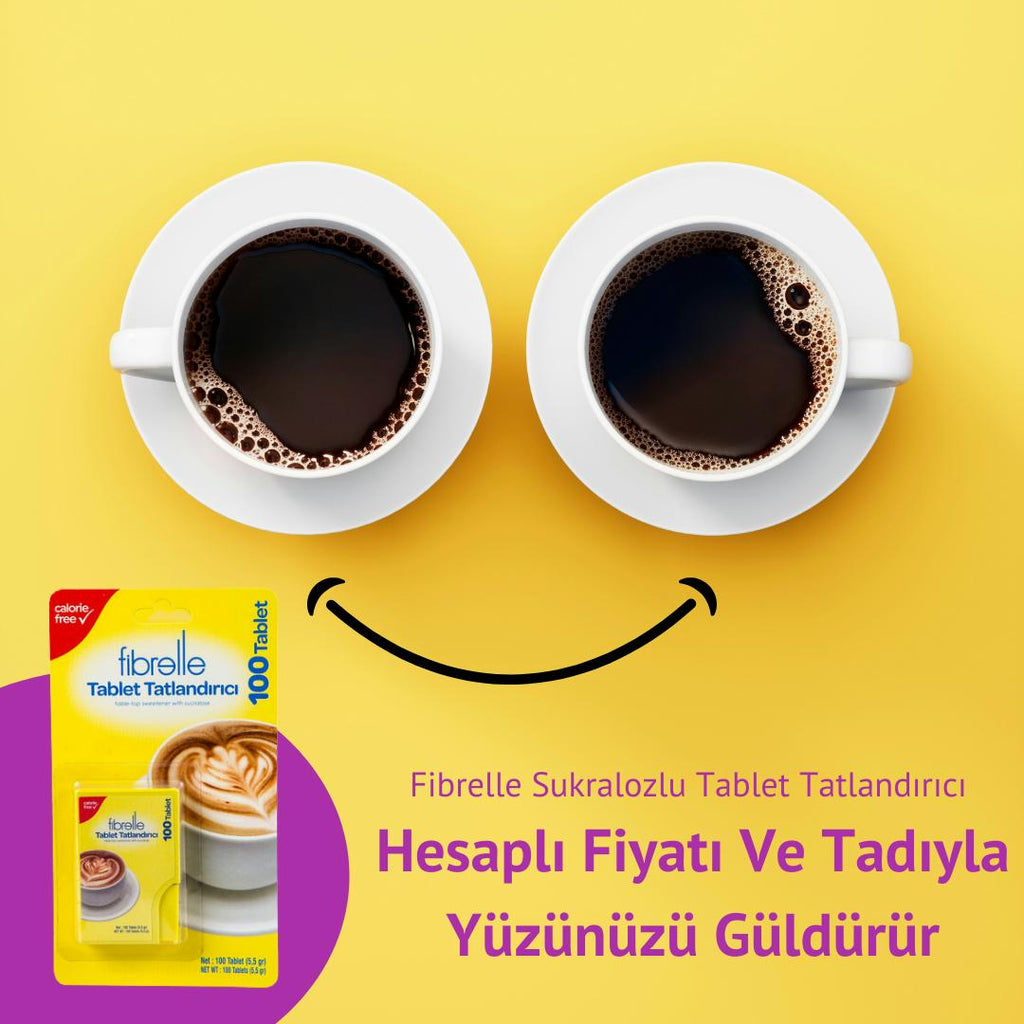Fibrelle Cep Boy Tablet Tatlandırıcı (100' lü)