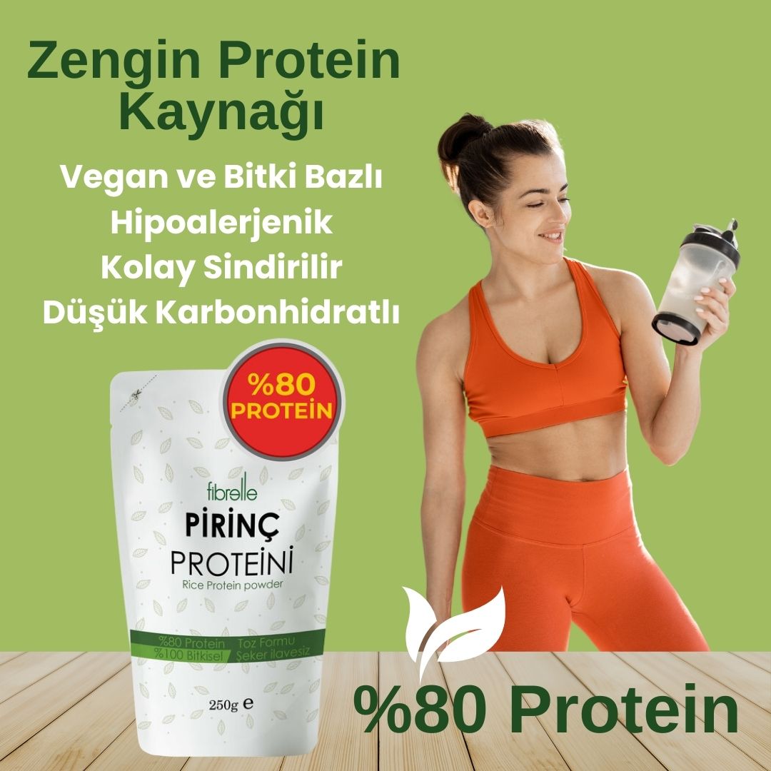 Fibrelle Pirinç Protein 250 g