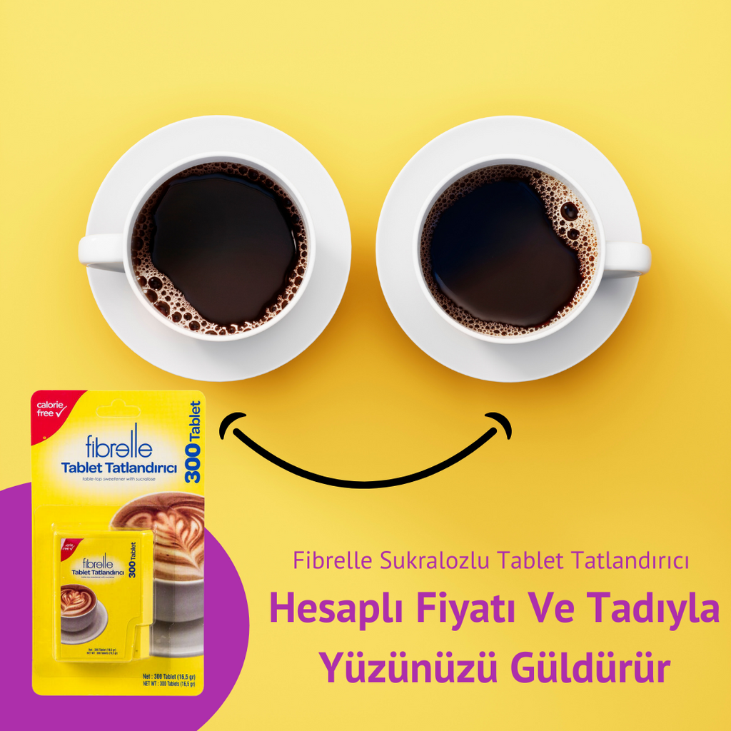 Fibrelle Cep Boy Tablet Tatlandırıcı (300' lü)