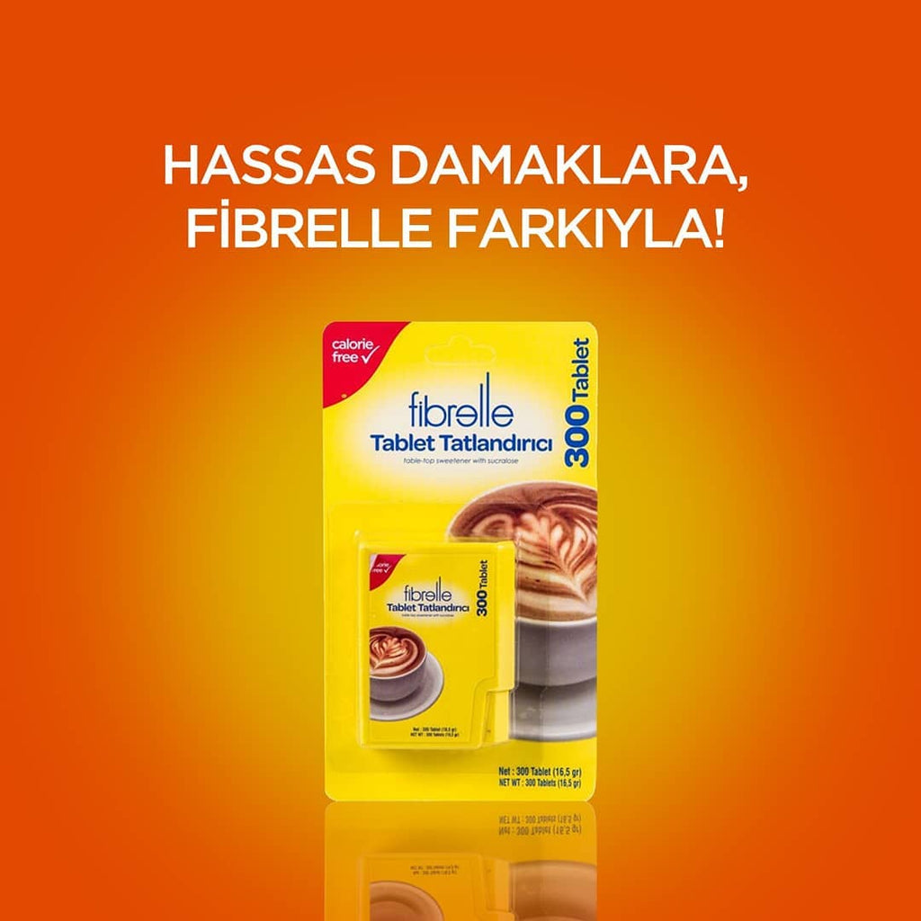 Fibrelle Cep Boy Tablet Tatlandırıcı (300' lü)