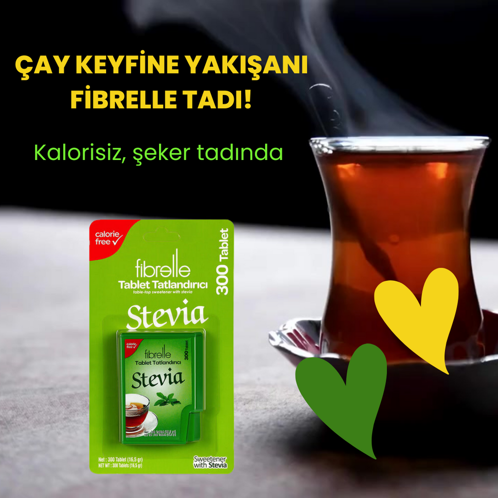 Fibrelle Stevialı Tablet Tatlandırıcı (300' lü)