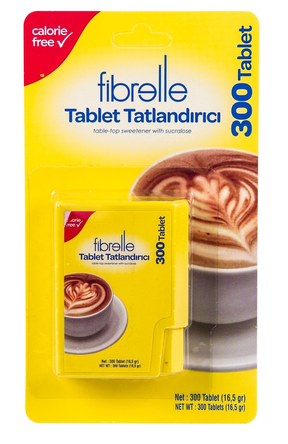 Fibrelle Cep Boy Tablet Tatlandırıcı (300' lü)