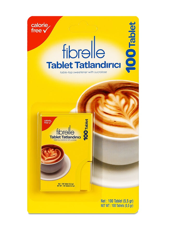 Fibrelle Cep Boy Tablet Tatlandırıcı (100' lü)