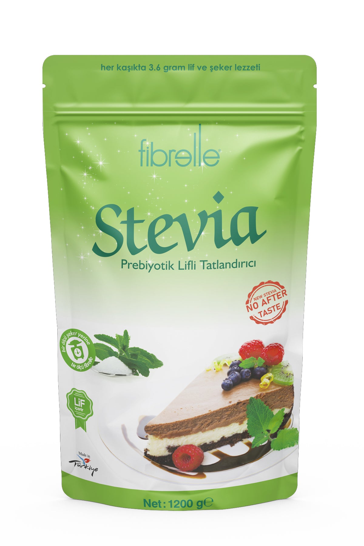 Fibrelle Prebiyotik Lifli Stevialı Toz Tatlandırıcı (1200g)