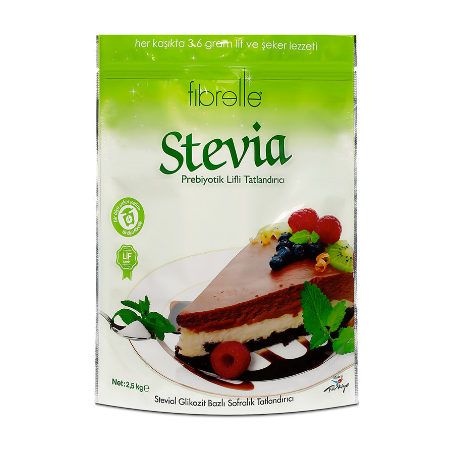 Fibrelle Prebiyotik Lifli Stevialı Toz Tatlandırıcı (2,5 Kg)