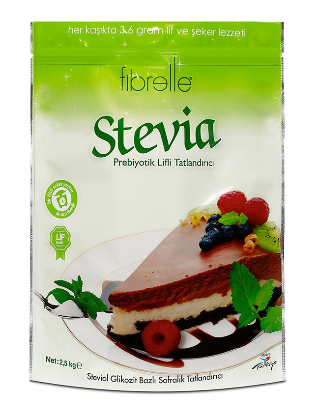 Fibrelle Prebiyotik Lifli Stevialı Toz Tatlandırıcı (2,5 Kg)
