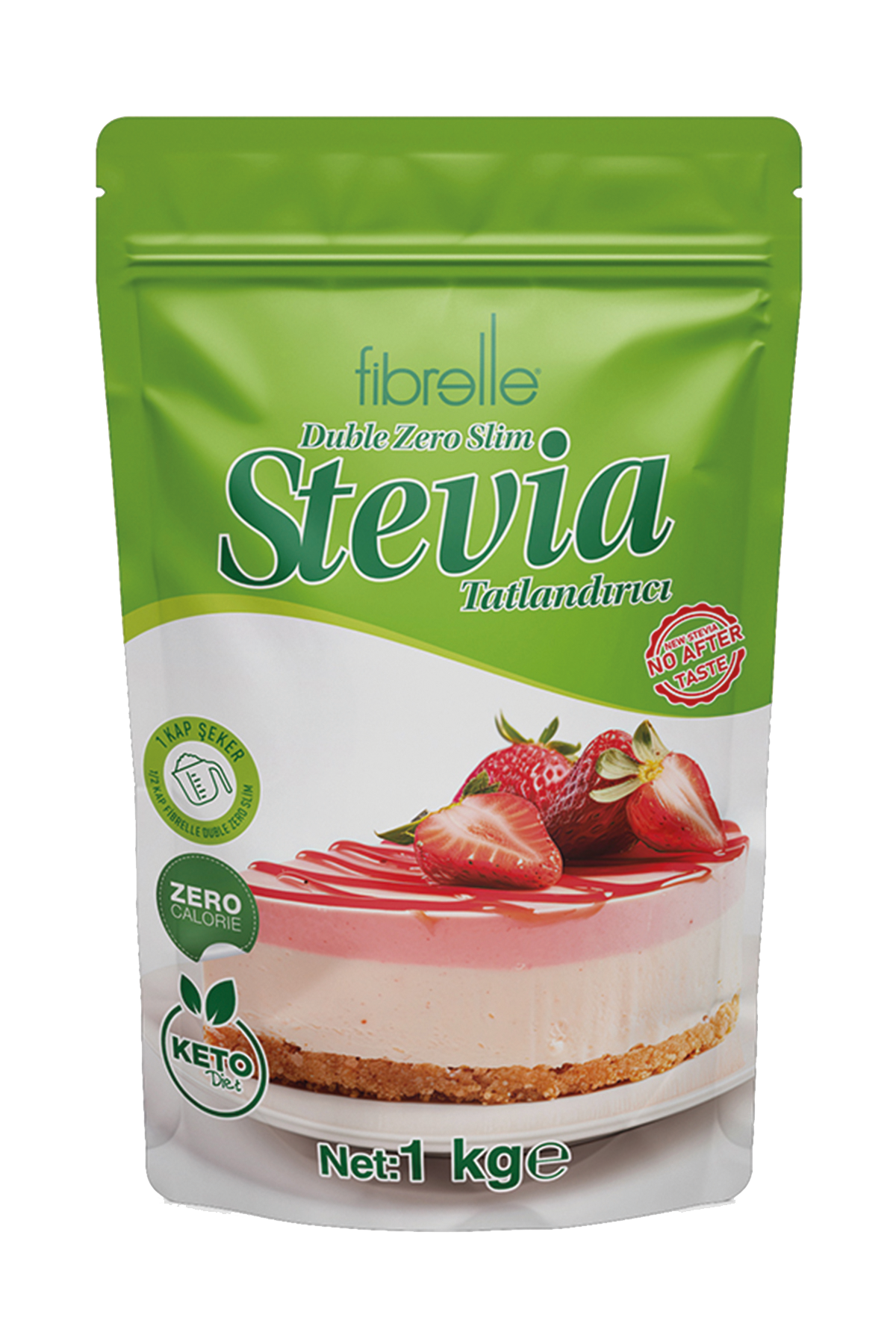 Fibrelle Duble Zero Slim Stevia Tatlandırıcı 1 Kg
