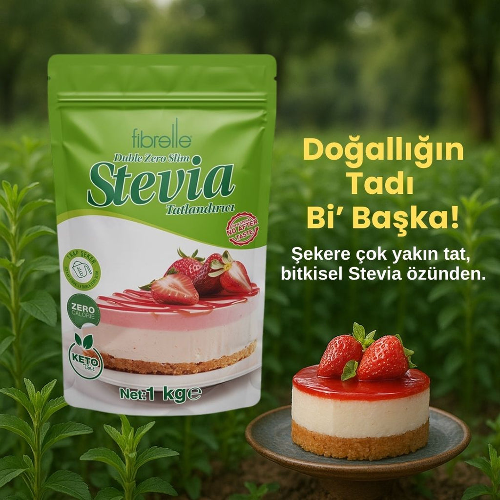 Fibrelle Duble Zero Slim Stevia Tatlandırıcı 1 Kg
