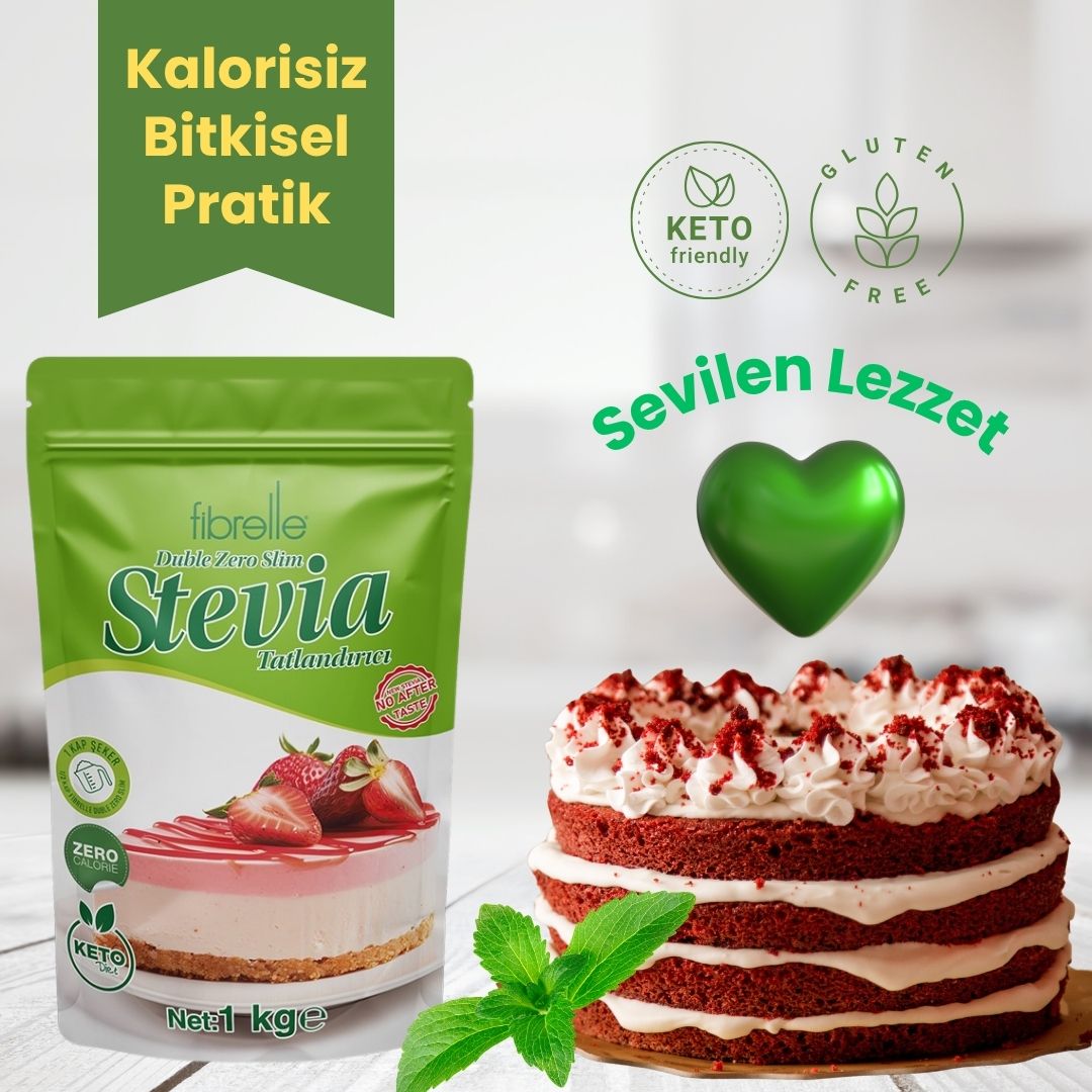 Fibrelle Duble Zero Slim Stevia Tatlandırıcı 1 Kg