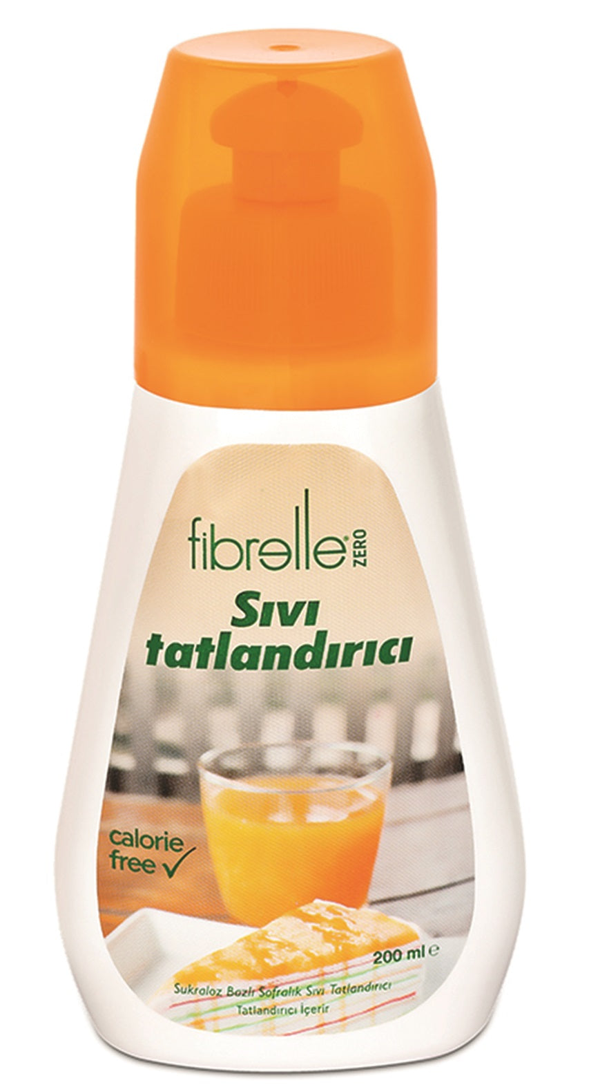 Fibrelle Zero, Sukralozlu Sıvı Tatlandırıcı (200 ml.)