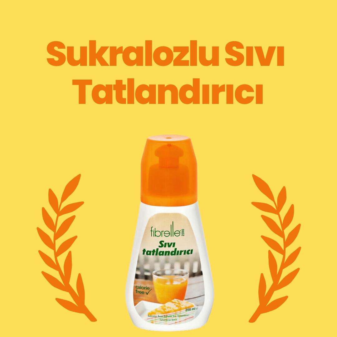 Fibrelle Zero, Sukralozlu Sıvı Tatlandırıcı (200 ml.)