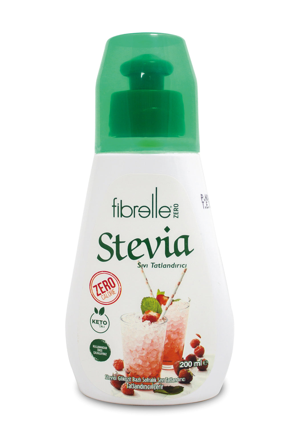 Fibrelle Zero, Stevialı Sıvı Tatlandırıcı (200 ml.)