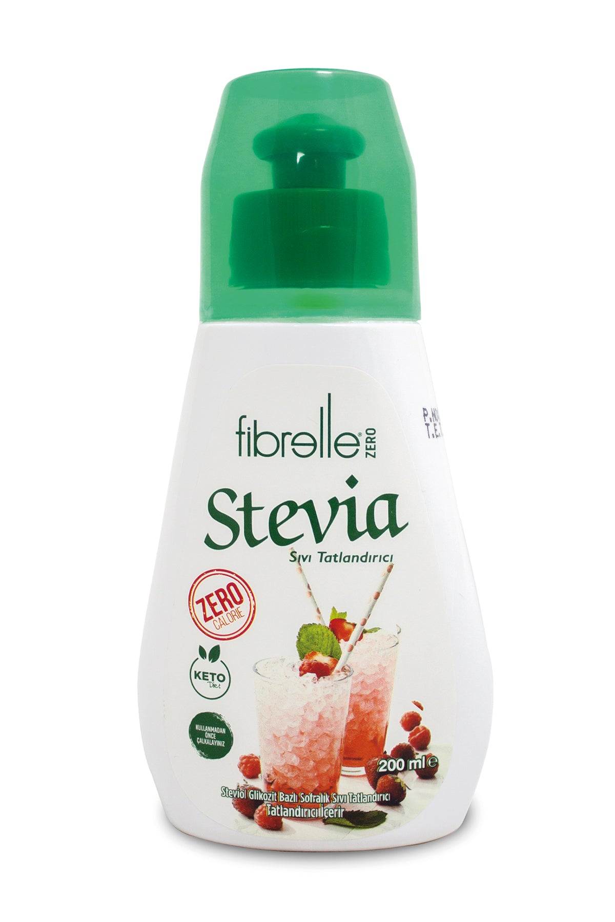 Fibrelle Zero, Stevialı Sıvı Tatlandırıcı (200 ml.)