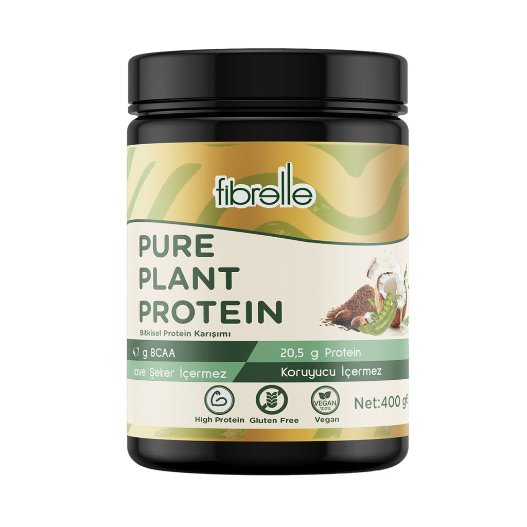 Fibrelle Pure Plant Protein – Bitkisel Protein Karışımı (400 g)