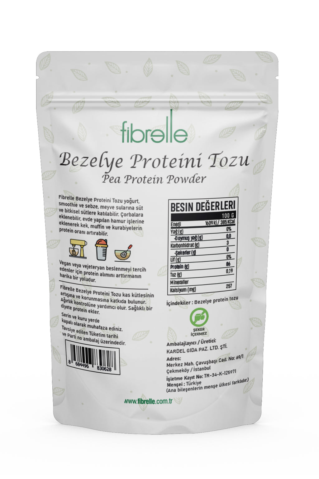 Fibrelle Bezelye Protein 1000 g