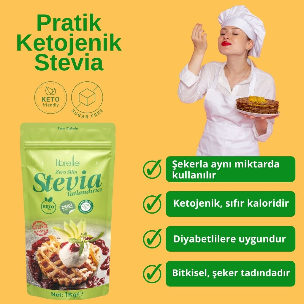 Fibrelle Zero Slim Stevia Sweetener 1 Kg