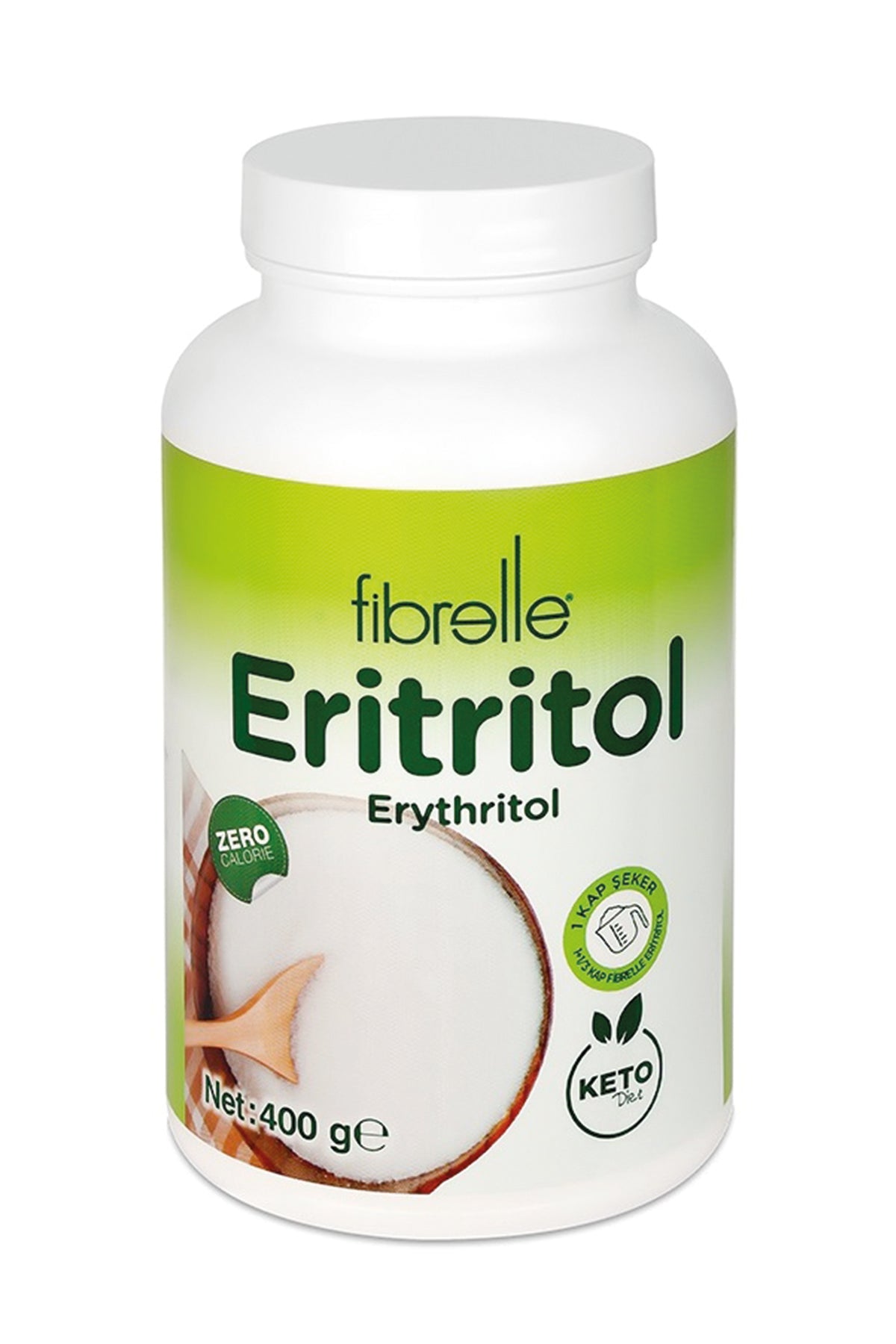 Fibrelle Eritritol Tatlandırıcı (400 g. şişe)