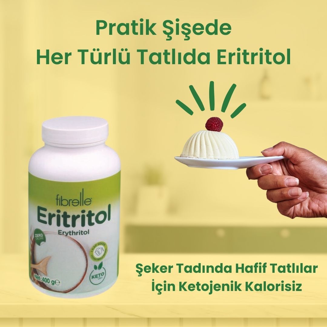 Fibrelle Eritritol Tatlandırıcı (400 g. şişe)
