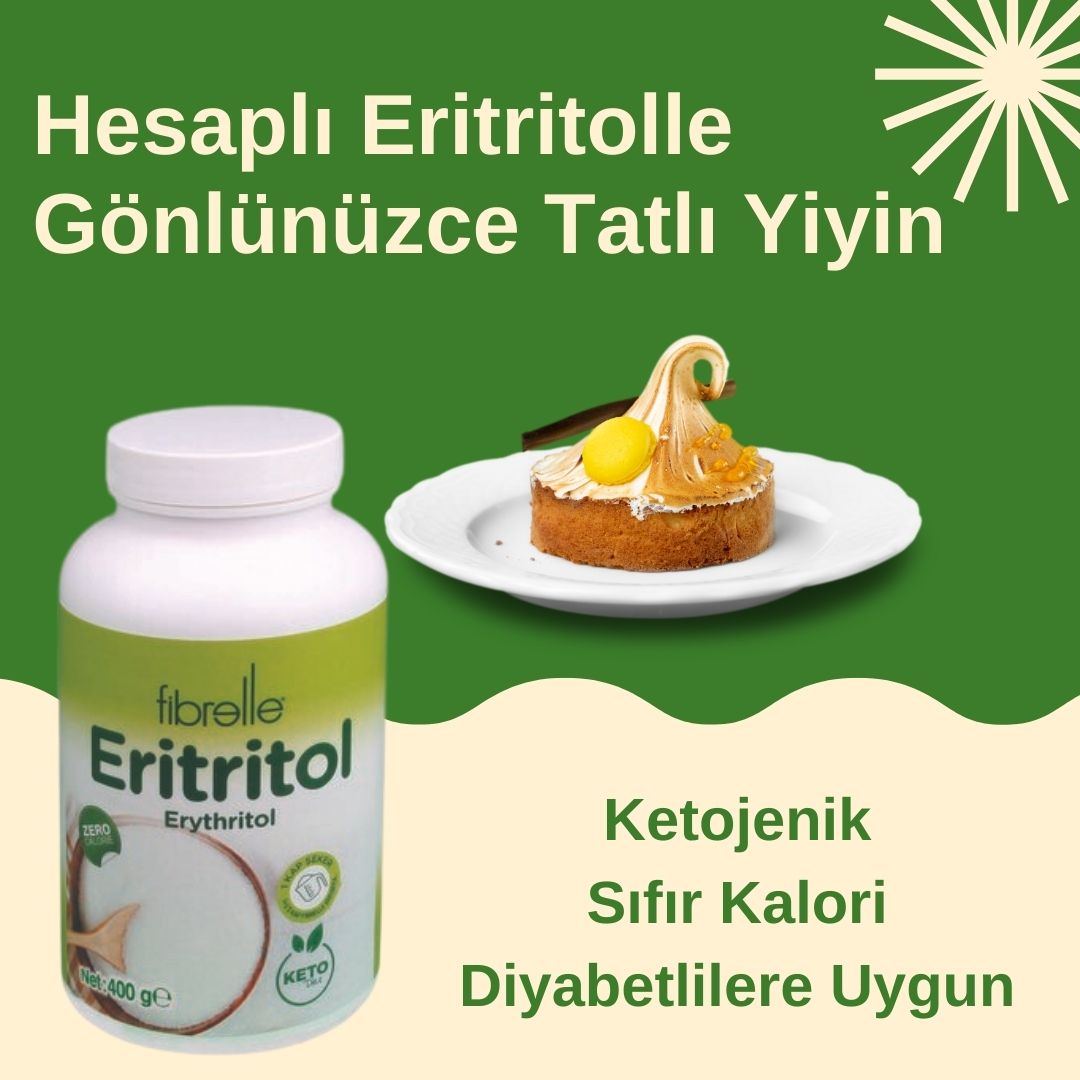Fibrelle Eritritol Tatlandırıcı (400 g. şişe)
