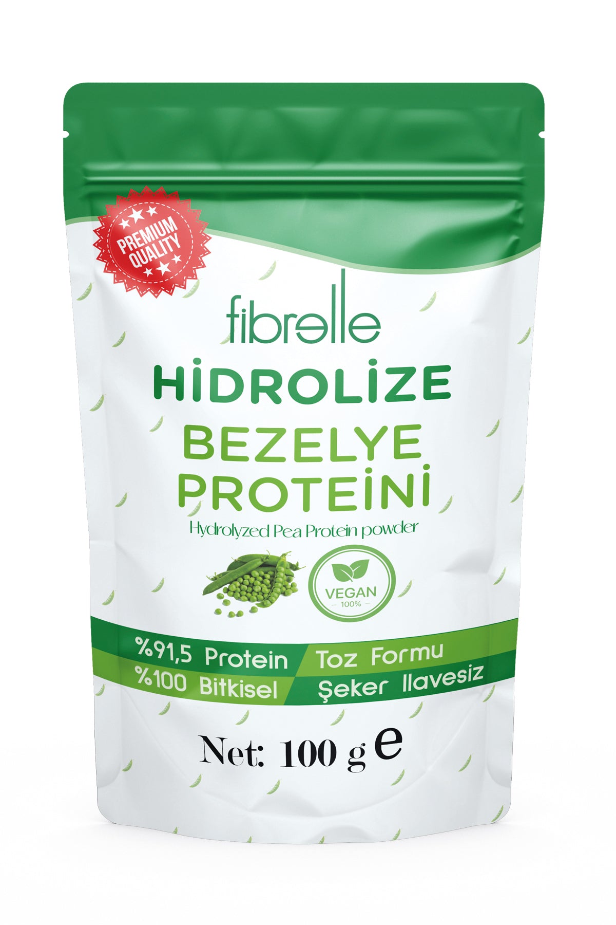 Fibrelle Hidrolize Bezelye Proteini 100g