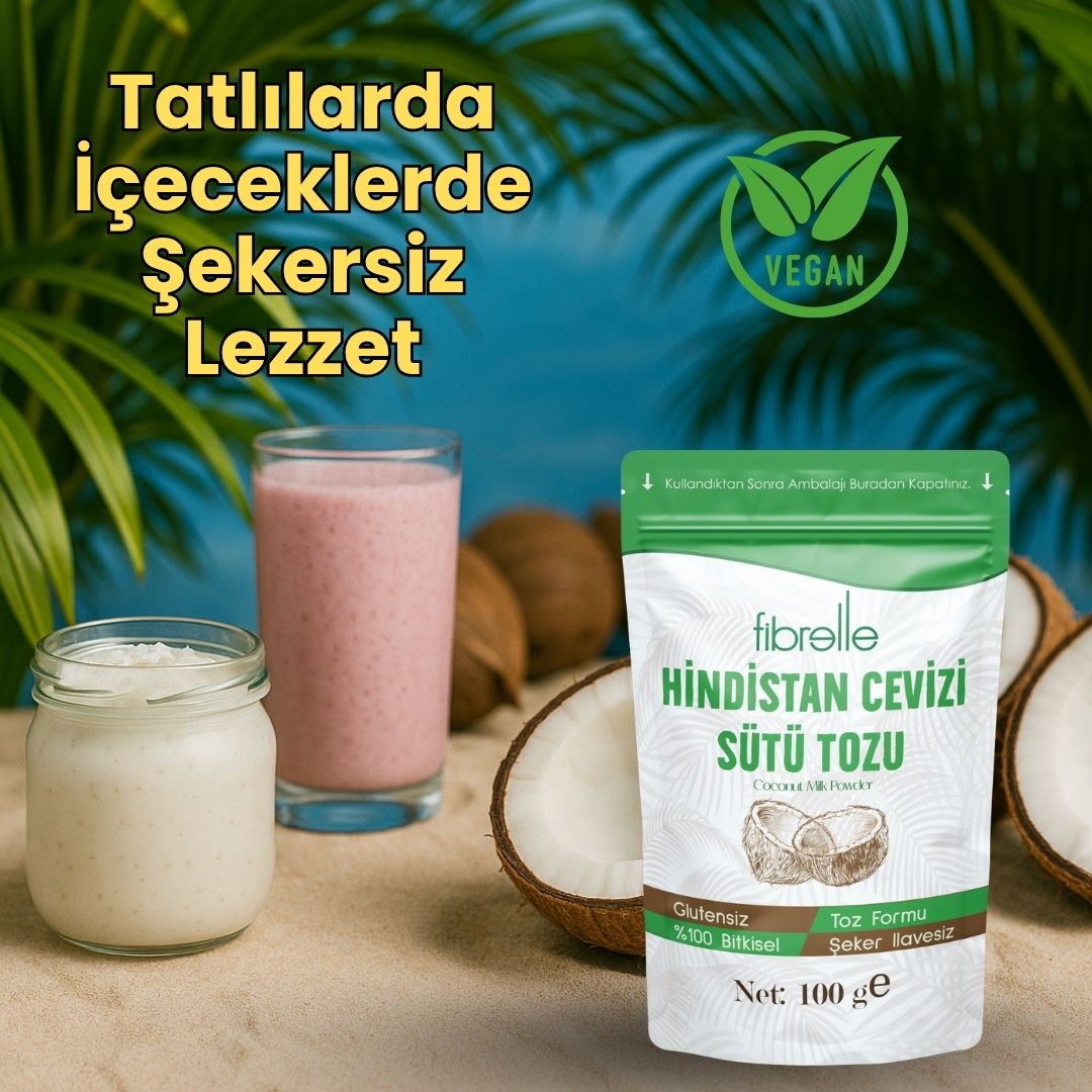 Fibrelle Hindistan Cevizi Sütü Tozu 100 g