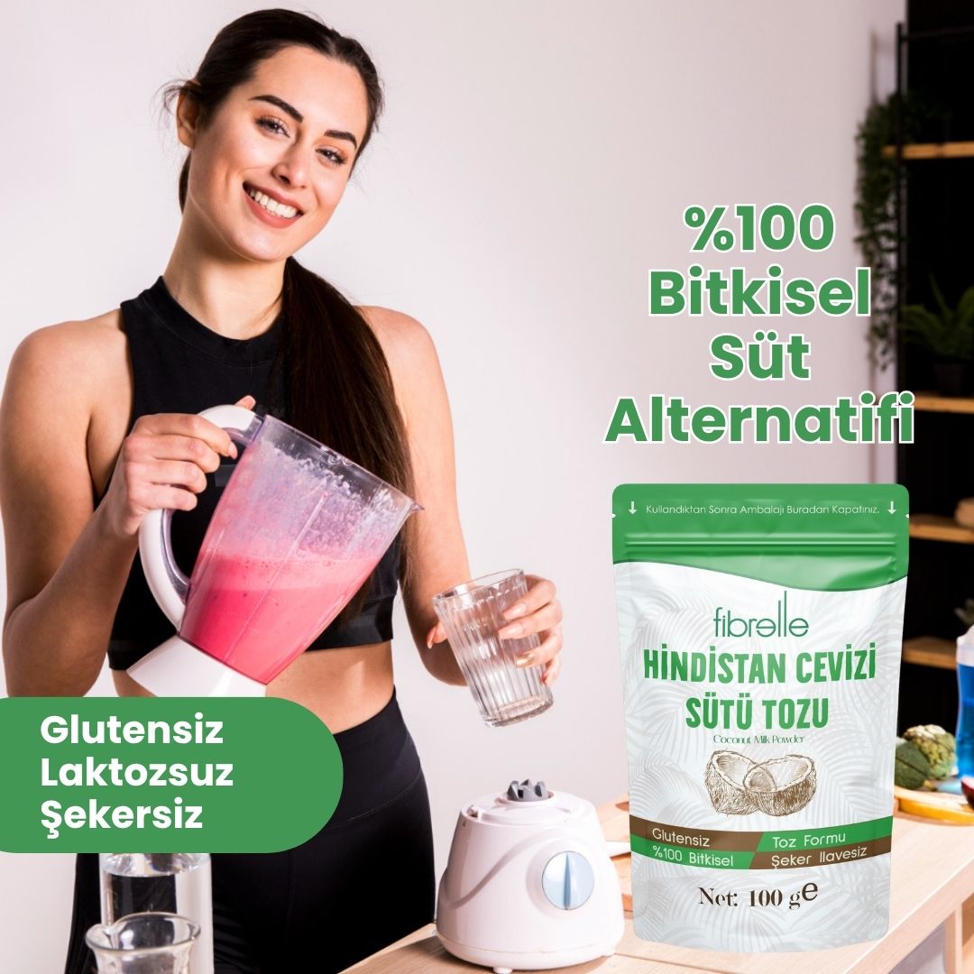 Fibrelle Hindistan Cevizi Sütü Tozu 100 g