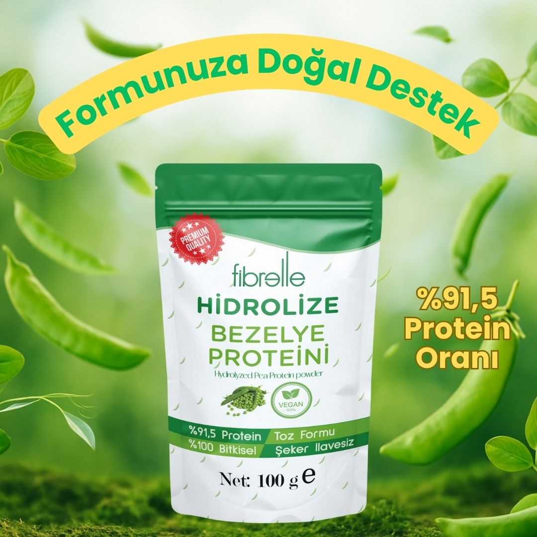 Fibrelle Hidrolize Bezelye Proteini 100g