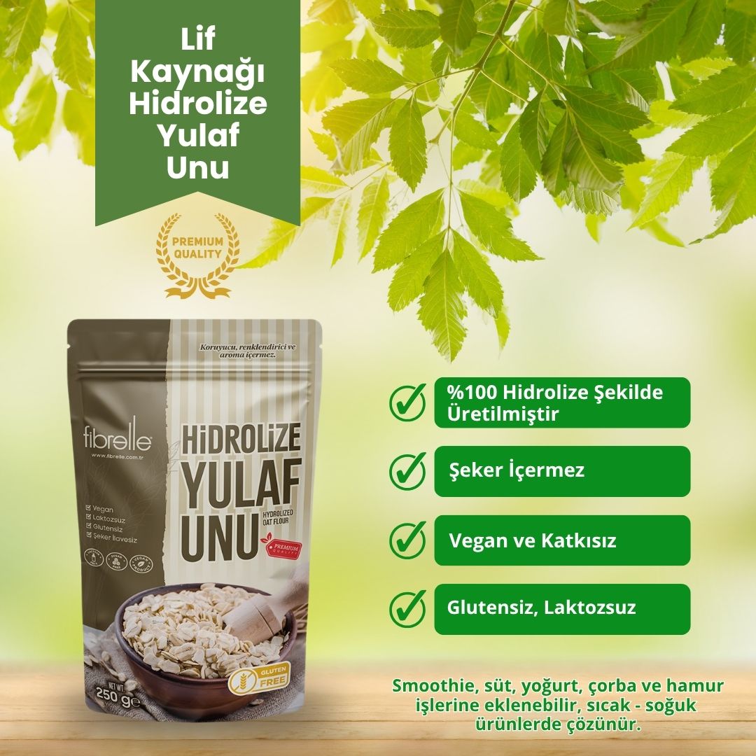 Fibrelle Hidrolize Yulaf Unu