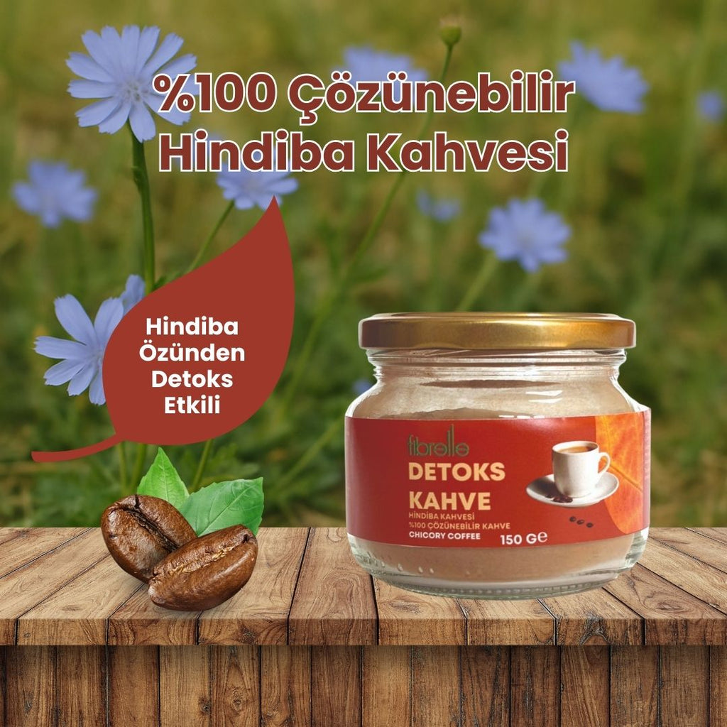 Fibrelle Detox Hindiba Kahvesi 150 g - Cam Kavanoz