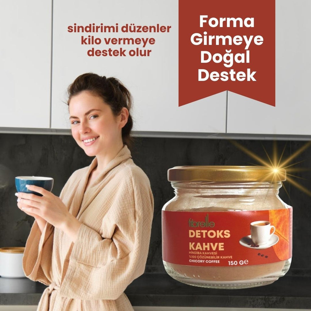 Fibrelle Detox Hindiba Kahvesi 150 g - Cam Kavanoz