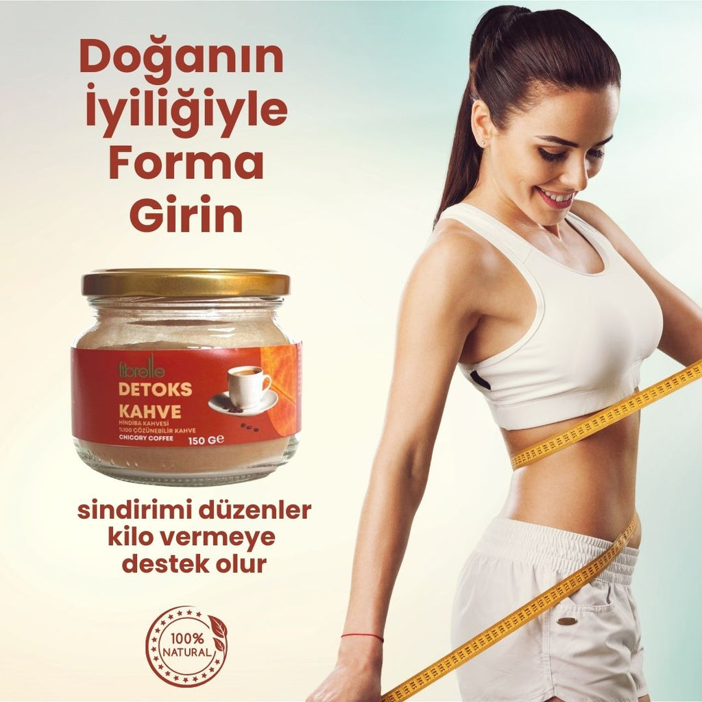 Fibrelle Detox Hindiba Kahvesi 150 g - Cam Kavanoz