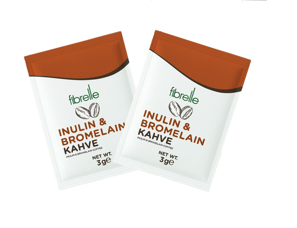 Fibrelle İnülin & Bromelain Detox Kahve (30 Saşe x 3 g.) 90 g.