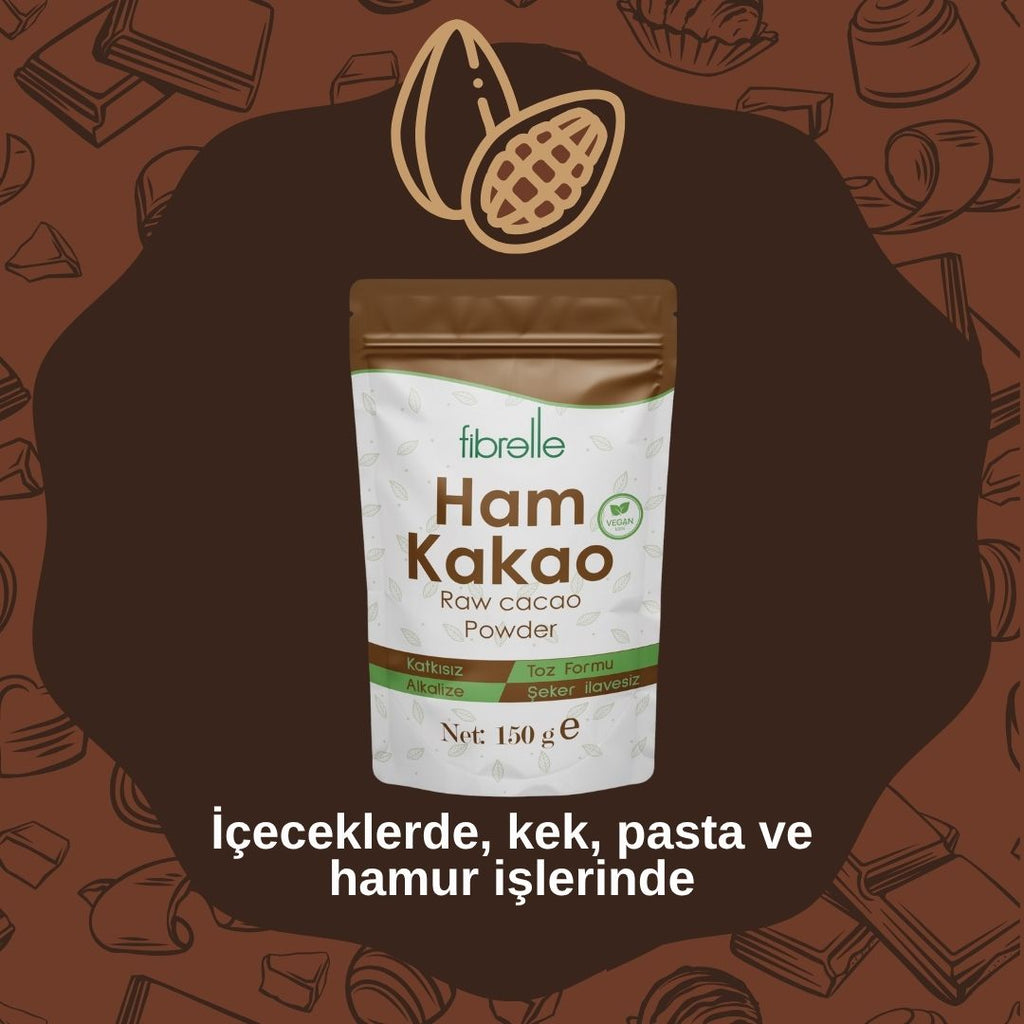 Fibrelle Ham Kakao ( Raw Cacao Powder ) 150 g