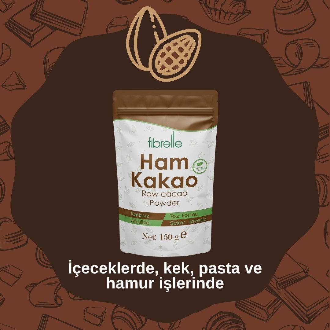 Fibrelle Ham Kakao ( Raw Cacao Powder ) 150 g