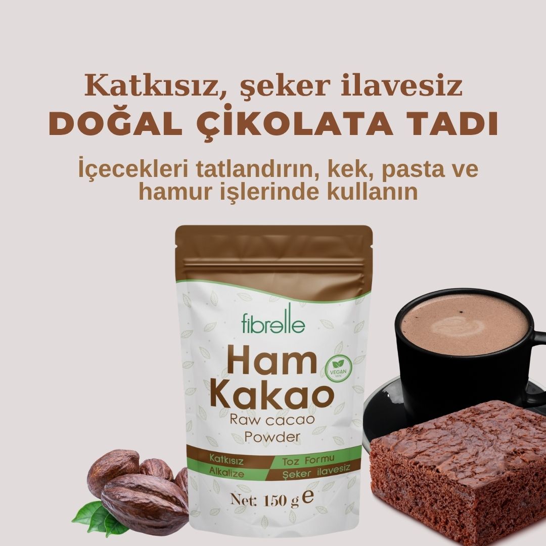 Fibrelle Ham Kakao ( Raw Cacao Powder ) 150 g