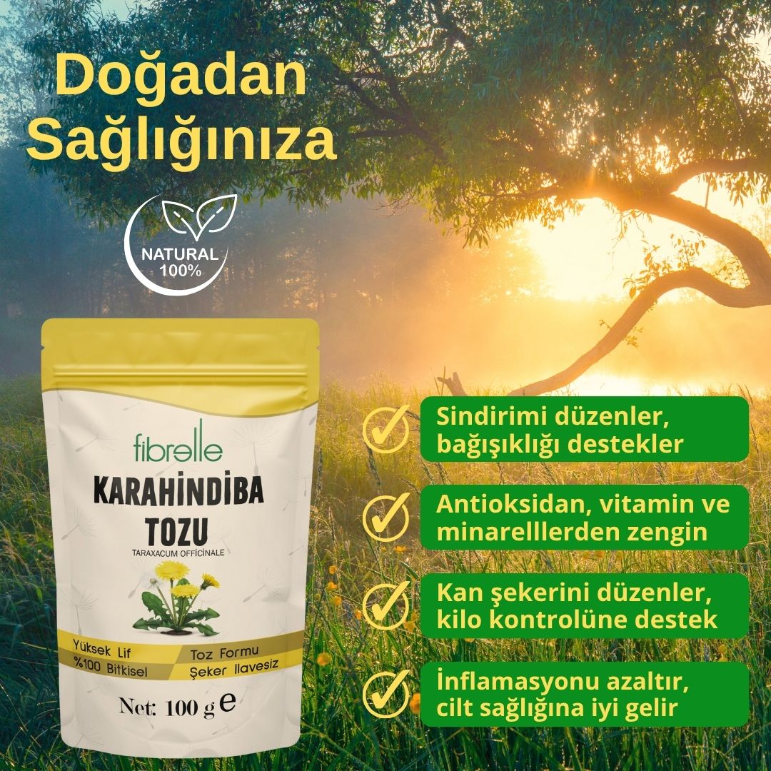 Fibrelle Karahindiba Tozu 100 g