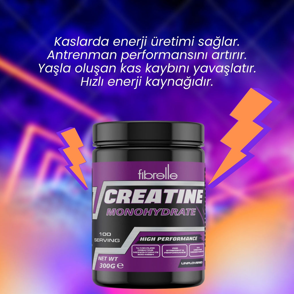 Fibrelle Kreatin Monohidrat 300 g - 100 Servis