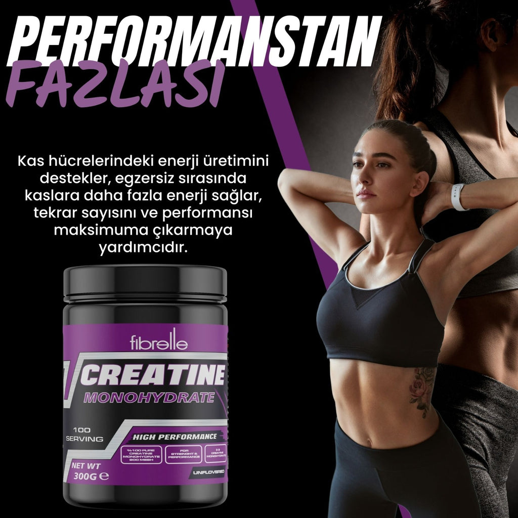Fibrelle Kreatin Monohidrat 300 g - 100 Servis