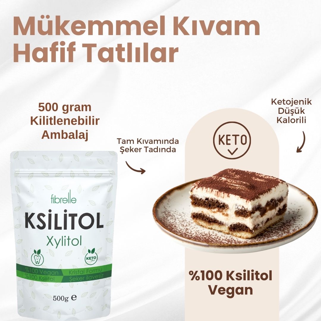 Fibrelle Ksilitol (Xylitol) 500 g.