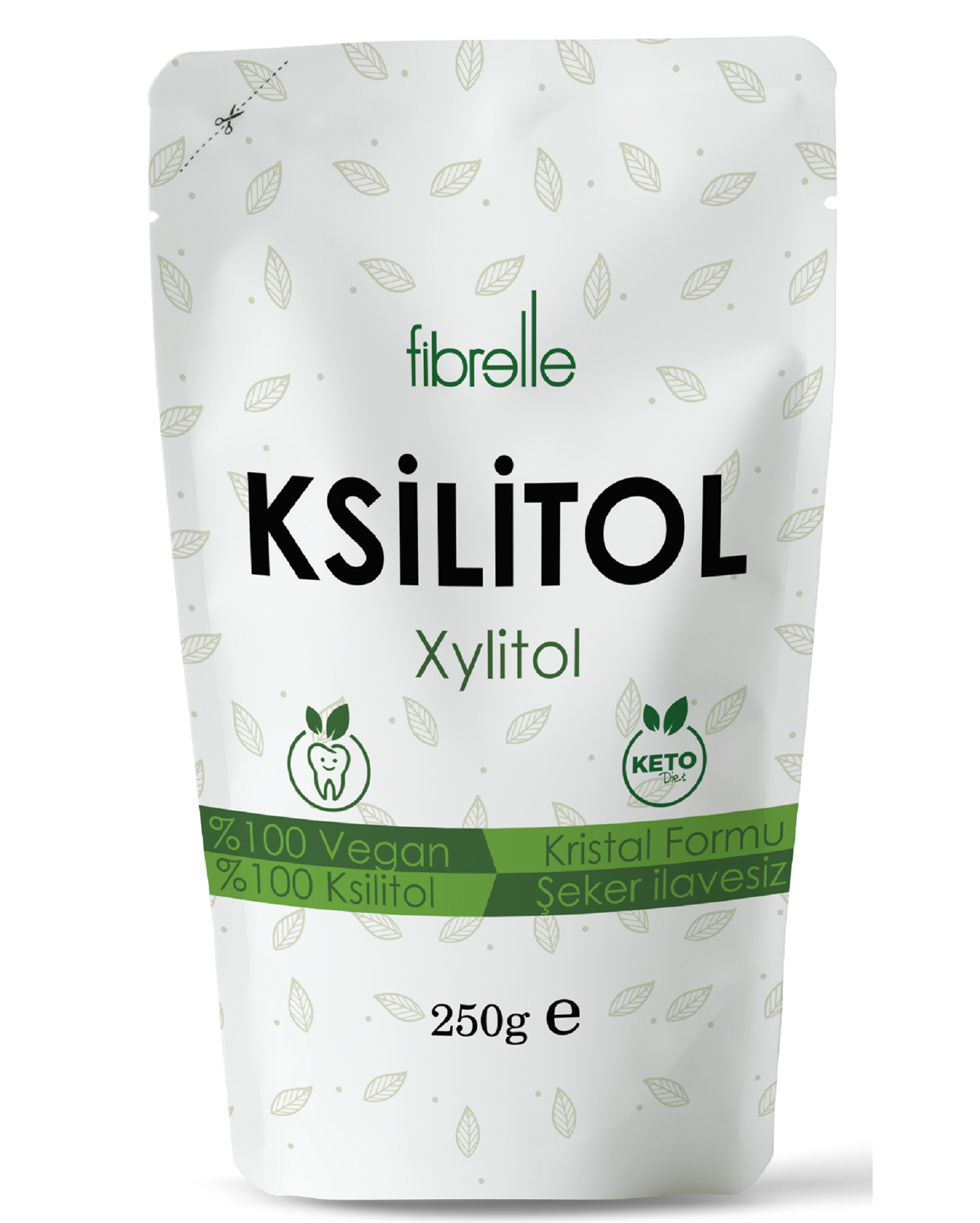 Fibrelle Ksilitol (Xylitol) 250 g.