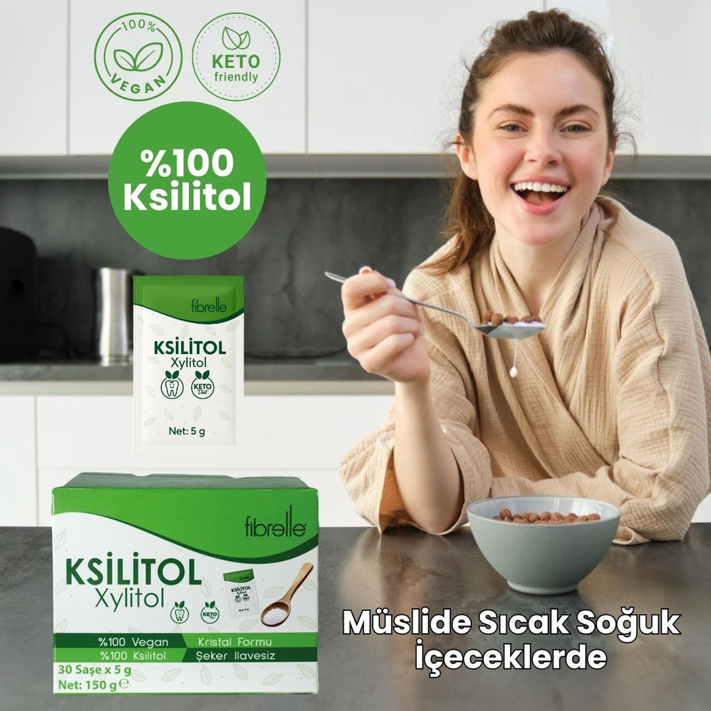 Fibrelle Ksilitol (Xylitol 30 Saşe x 5 g.) 150 g.