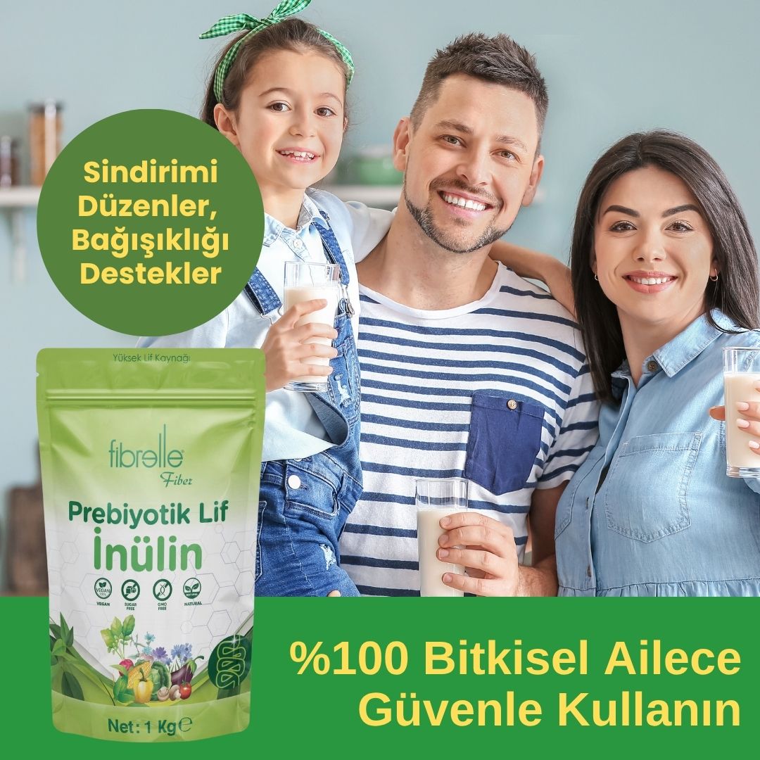Fibrelle Doğal Prebiyotik Lif & İnulin (Hindiba Lifi) 1 kg.