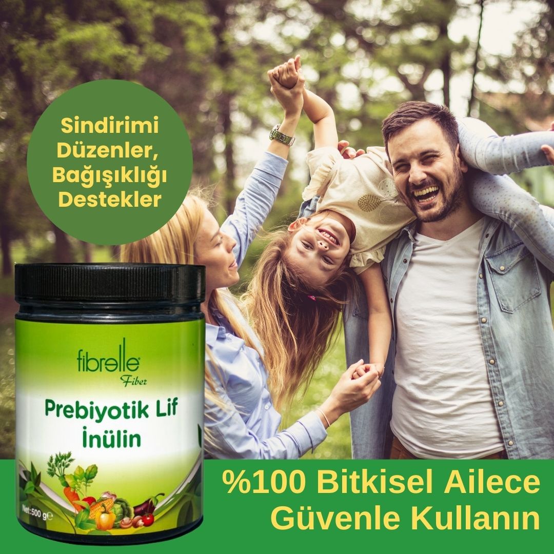 Fibrelle Doğal Prebiyotik Lif & İnulin (Hindiba Lifi) 500 g.