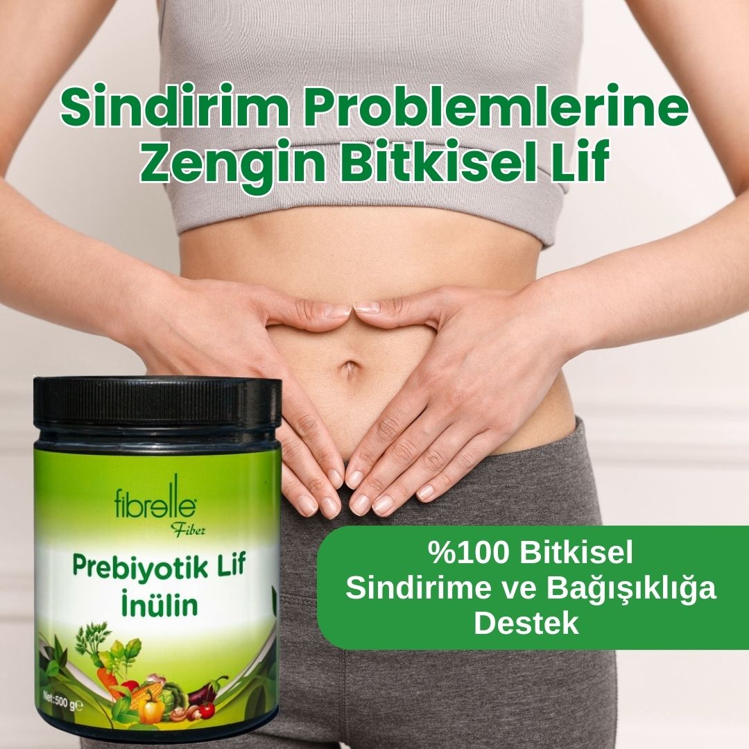Fibrelle Doğal Prebiyotik Lif & İnulin (Hindiba Lifi) 500 g.