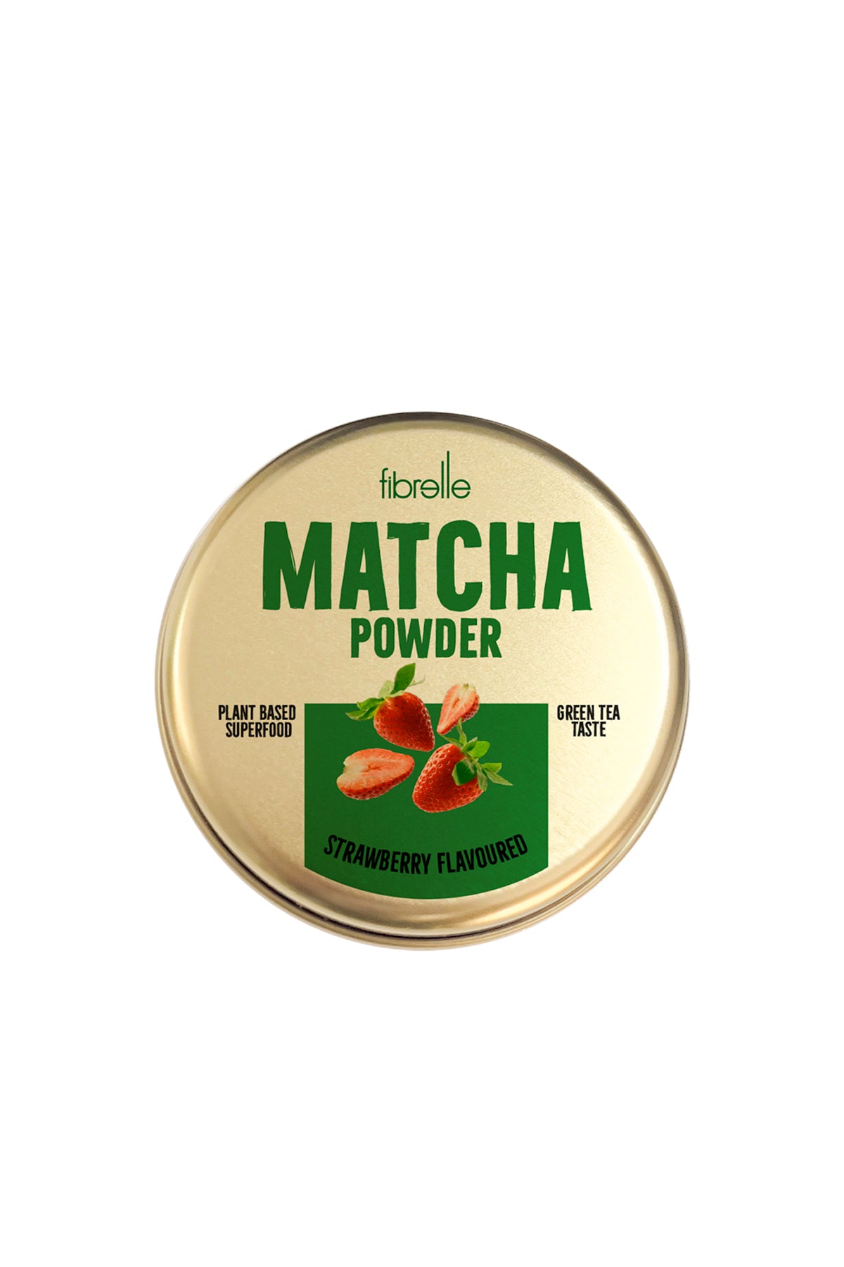 Fibrelle Çilek Aromalı Artizan Saf Matcha Çayı Tozu 25 g. (Artisan