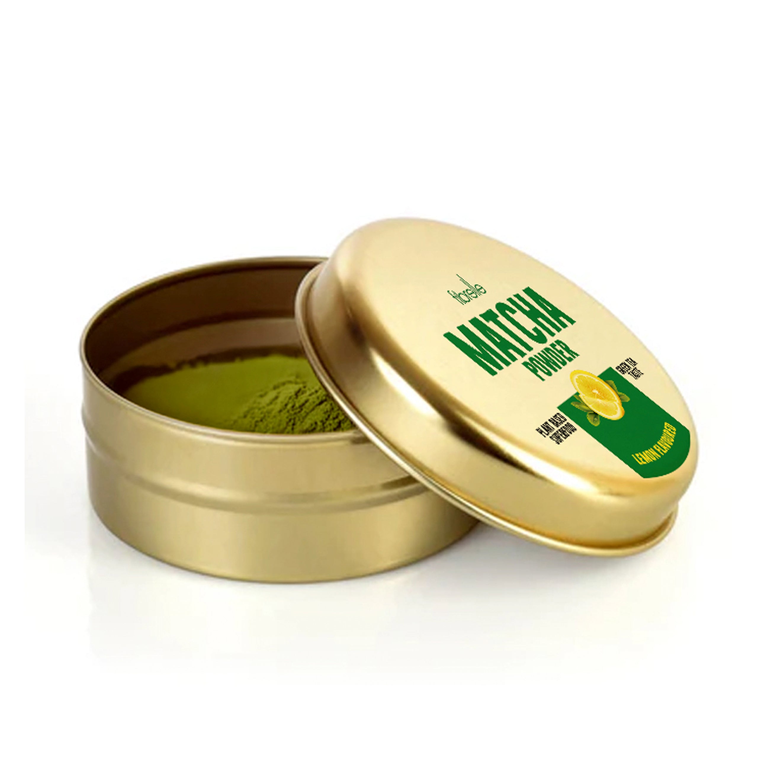 Fibrelle Limon Aromalı Artizan Saf Matcha Tozu 25 g. (Artisan Lemon Pure Matcha Powder)