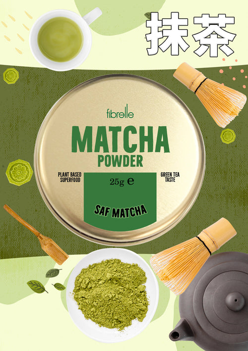 Fibrelle Artizan Saf Matcha Çayı Tozu 25 g. (Artisan Pure Matcha Powder)