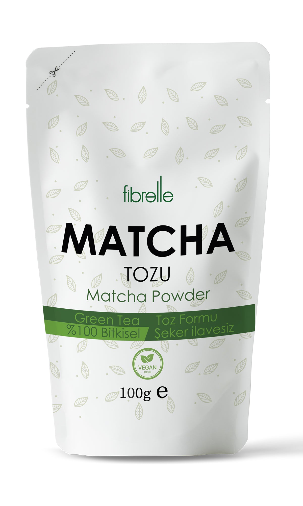 Fibrelle Saf Matcha Tozu 100 g. (Pure Matcha Powder)